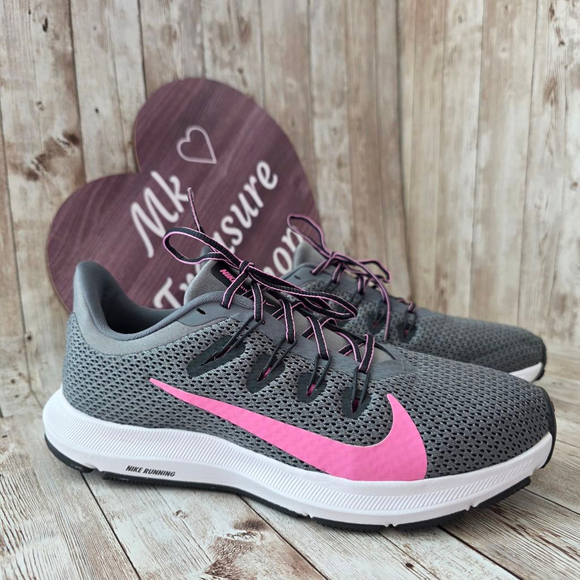Women's Nike Running Shoes Size 7.5 Gray Pink - Picture 1 of 7